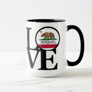 LOVE Soquel California 15oz Coffee Mug