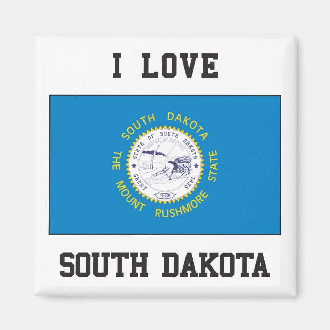 Love South Dakota Magnet (Front)