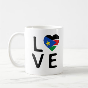Love - South Sudan Flag Coffee Mug