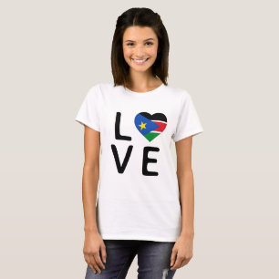 Love - South Sudan Flag T-Shirt
