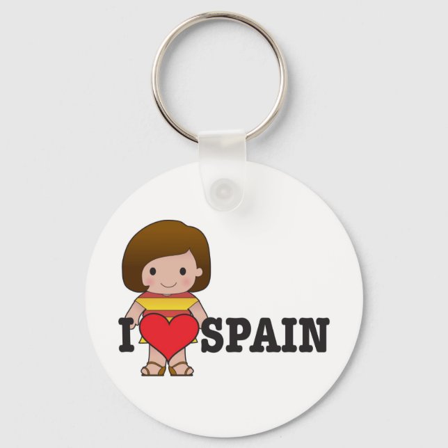 Love Spain Key Ring (Front)