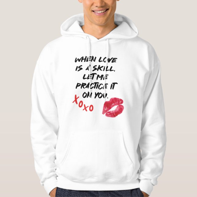 Love Speak Valentine's Day Hoodie (Front)