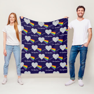 Love Spectrum Fleece Blanket