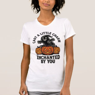 Love Spell Ghost Vintage Halloween Pumpkin Art_1 T-Shirt