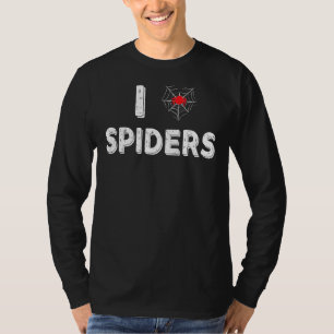Love Spider Arachnophile Spider Insect Entomologi T-Shirt