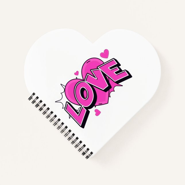 LOVE Spiral Notebook (Front)