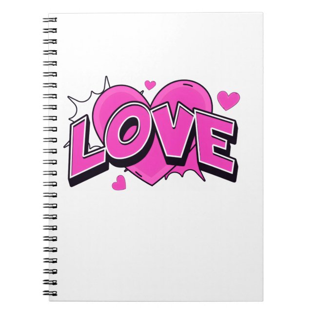 LOVE Spiral Photo Notebook (Front)