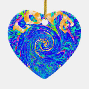 Love Splush.png Ceramic Ornament