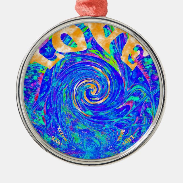 Love Splush.png Metal Tree Decoration (Front)