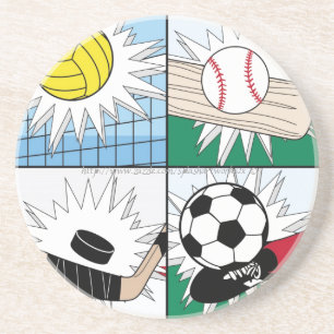 "Love Sports" Coaster