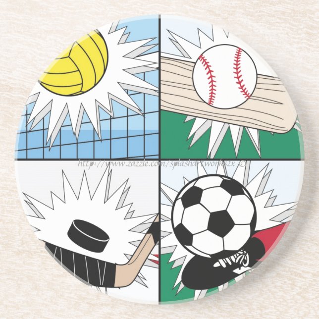 "Love Sports" Coaster (Front)