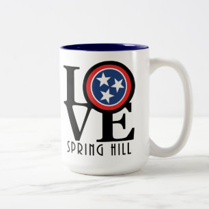 LOVE Spring Hill 15oz Two-Tone Coffee Mug