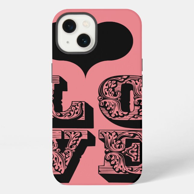 LOVE Square iPhone Case (Back)