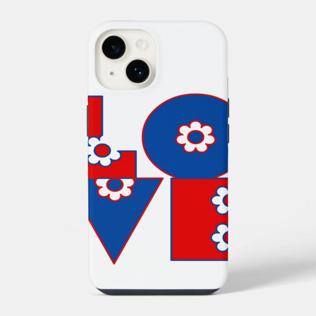 LOVE Square iPhone Case (Back)