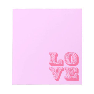 LOVE Square Notepad
