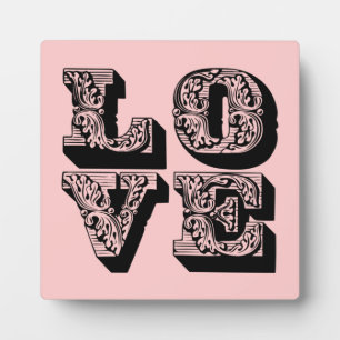 LOVE Squared Plaque