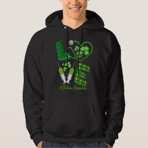 Love St Patrick S Future Nurse Life Irish Shamroc Hoodie
