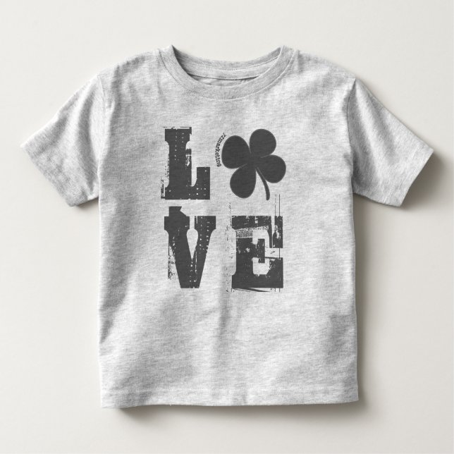 Love st. patrick's day pattys irish top (Front)