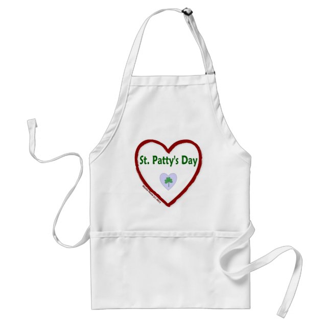 Love St. Patty's Day Standard Apron (Front)