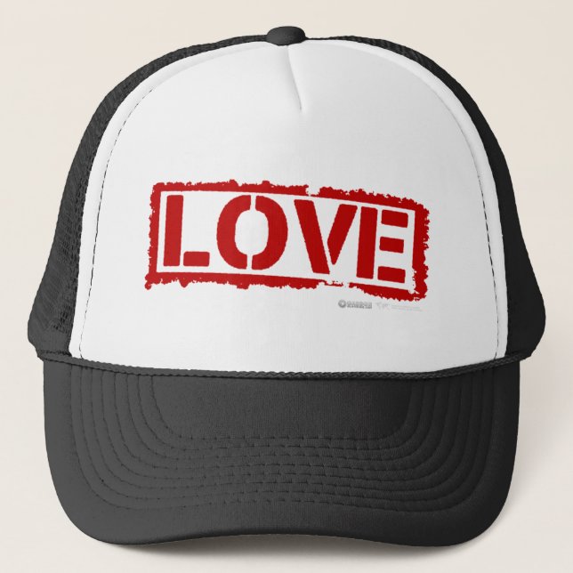 Love Stamp - Valentines Day special cupid gf bf Trucker Hat (Front)