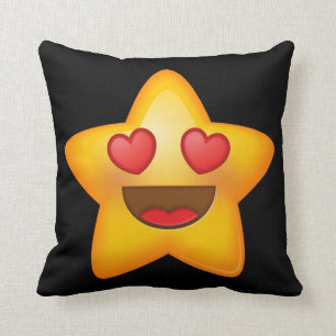 Love Star Emoji Cushion