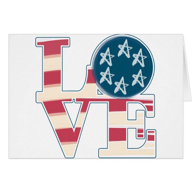 LOVE Stars and Stripes (Front Horizontal)