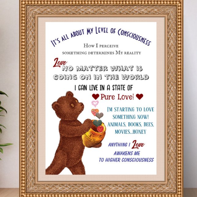 Love State Honey Bear Poster (Creator Uploaded)