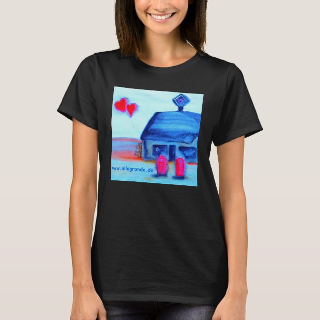 ...love station...art by Jutta Gabriel... T-Shirt (Front)