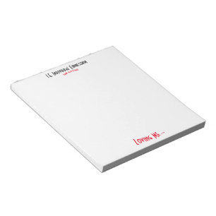 Love Stationery Paper Loving Me Writing Notepad