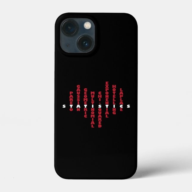 Love statistics iPhone case (dark colour) (Back)