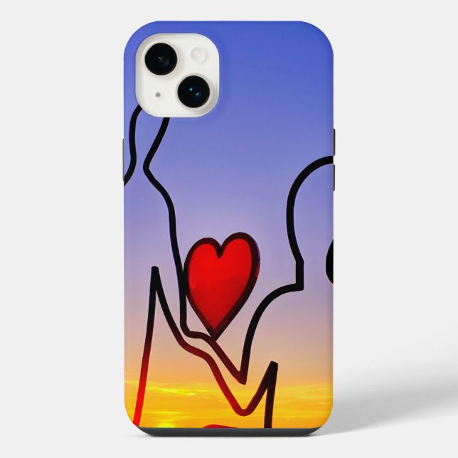Love statue iPhone case (Back)