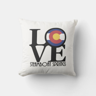 LOVE Steamboat Springs Colorado Cushion