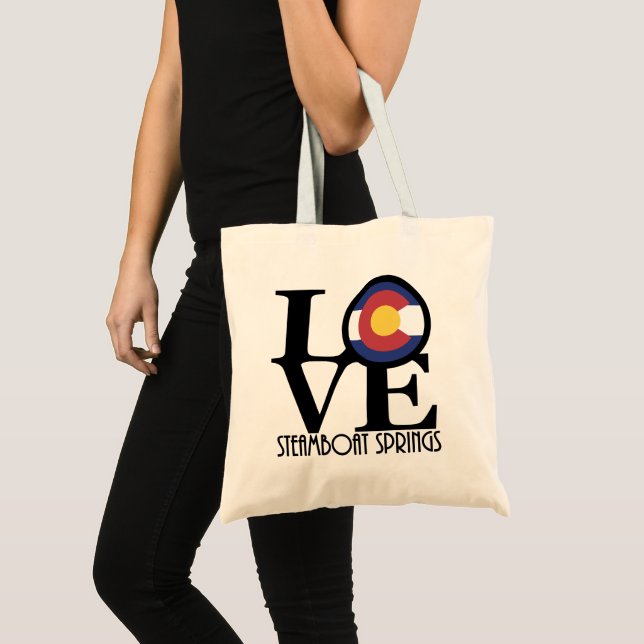LOVE Steamboat Springs Tote Bag (Front (Product))