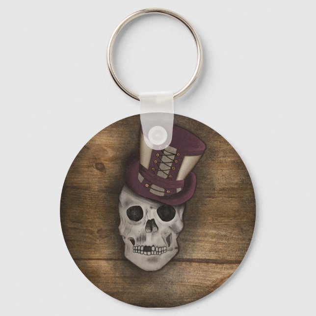 Love Steampunk Key Ring (Front)