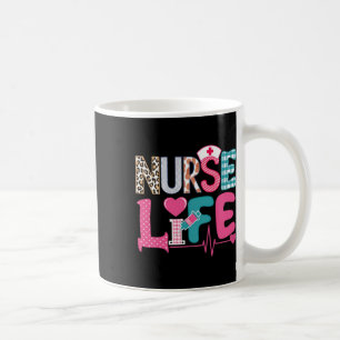 Love Stethoscope Nurse Life Valentine Day Coffee Mug