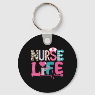 Love Stethoscope Nurse Life Valentine Day  Key Ring