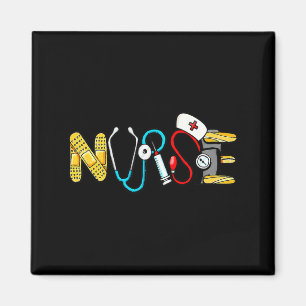 Love Stethoscope Nurse Life Valentine Day Women  Magnet