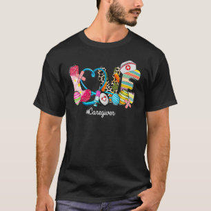 Love Stethoscope Scrub Caregiver Nurse Life Easter T-Shirt