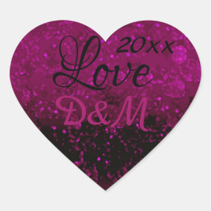 Love, stickers, heart, wedding, engagement, Valent Heart Sticker