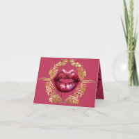 "Love Stinks" Big Pink Lips Valentine's Day