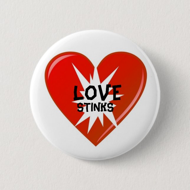 Love Stinks Button (Front)