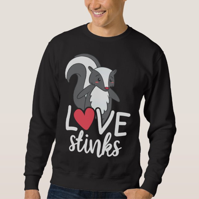 Love Stinks Clothing His and Her Valentines Day Sweatshirt (Front)