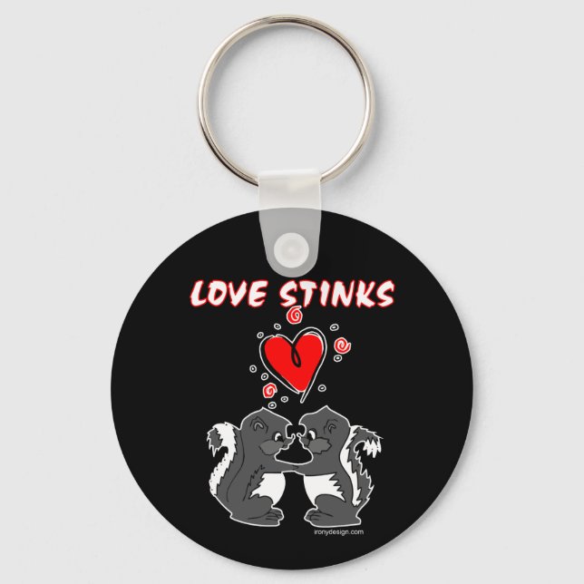 Love Stinks Key Ring (Front)