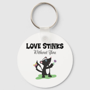 Love Stinks Key Ring