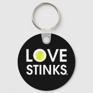 LOVE STINKS KEY RING