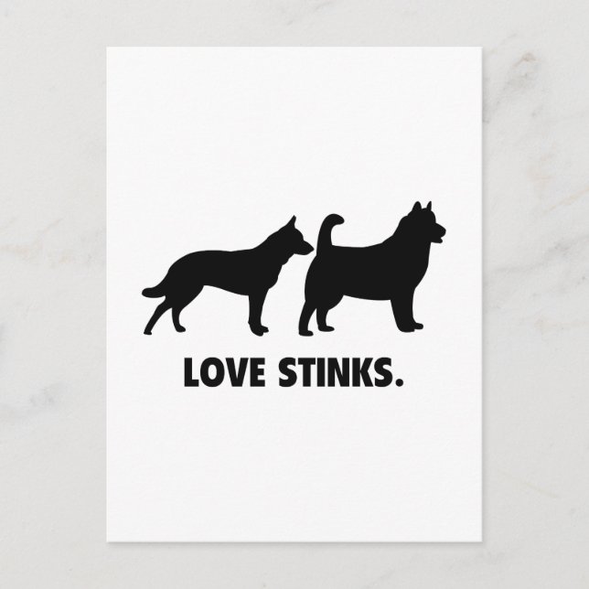 Love Stinks Postcard (Front)