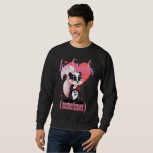 Love Stinks (Sometimes) Cute Skunk Sweater