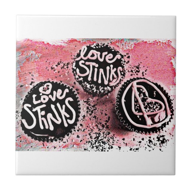 Love Stinks Tile (Front)