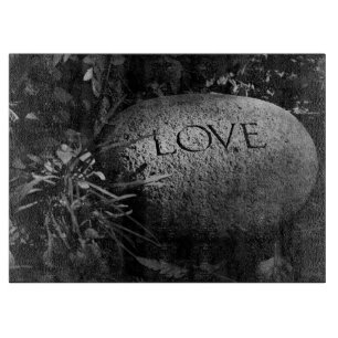 "Love" Stone Cutting Board