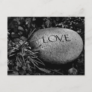 "Love" Stone Postcard